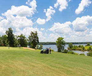 Photo displaying the gorgeous golf course at Heron Bay.