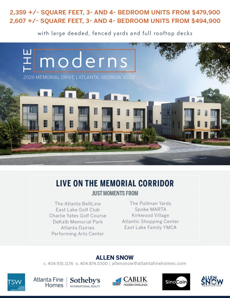 Moderns Townhomes on Memorial Drive