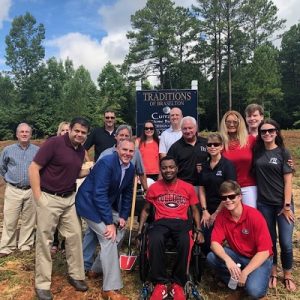 Devon Gales and Paran Homes Team - Traditions of Braselton Groundbreaking 2018