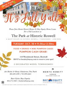 Monte Hewett Homes Hosting New Roswell Townhome Community Event