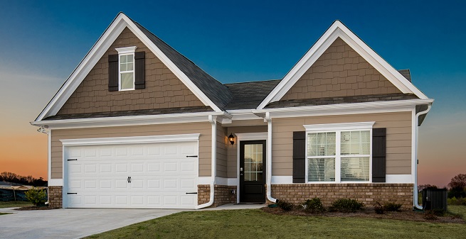 Campbell plan at Woody Farms by Smith Douglas Homes