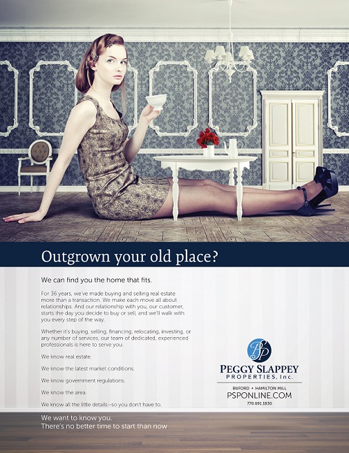 Peggy Slappey Properties Branding Ad