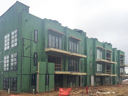 Construction Continues on New Atlanta Townhomes at Plateau West