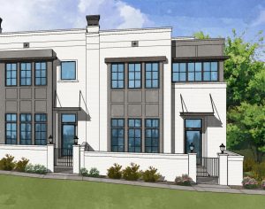 modern forsyth county townhomes