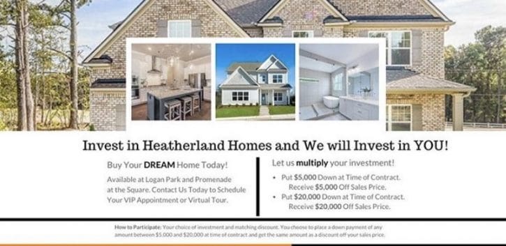 heatherland homes invest in you