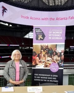 Amy Stevens with Georgia Military Women