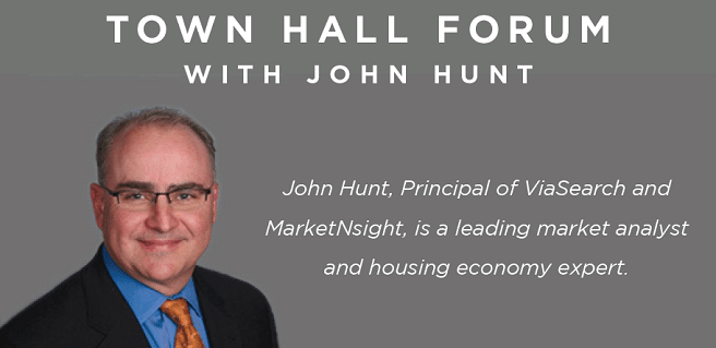 town hall forum with John Hunt