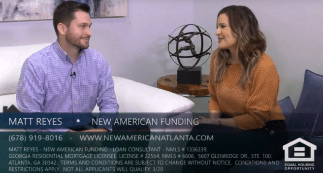 Matt Reyes with New American Funding on Atlanta's Best New Homes on tax returns