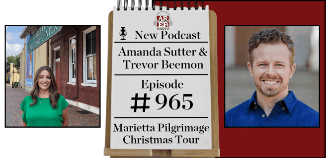 Amanda Sutter & Trevor Beemon with Marietta Pilgrimage Christmas Tour