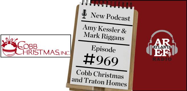 Amy Kessler & Mark Riggans with Cobb Christmas and Traton Homes