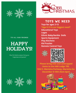 Cobb Christmas Informational Flyer