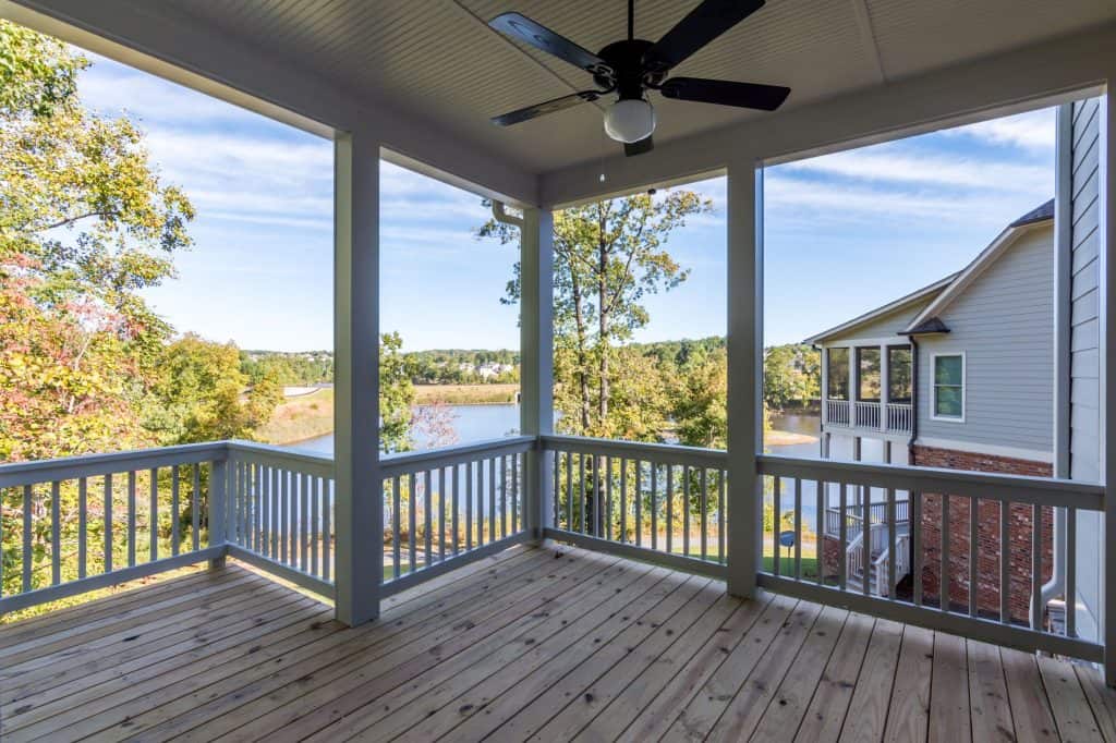 Back Porch with Lakeside View