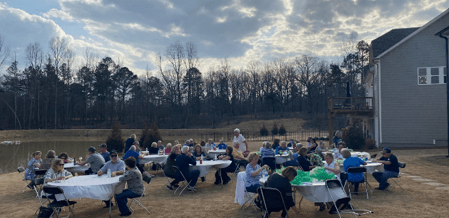 Cresswind Georgia at Twin Lakes Residents Enjoying Community Activities - Outdoor Trivia