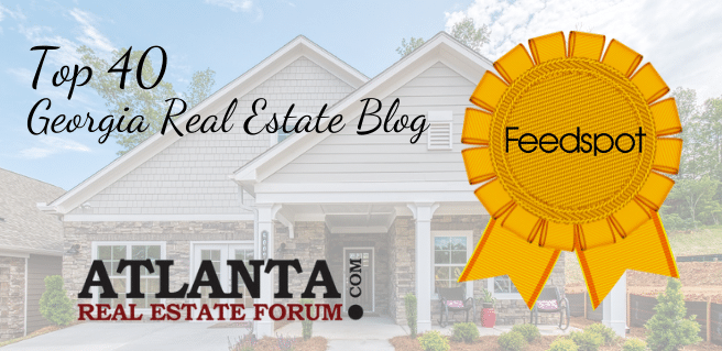 Atlanta Real Estate Forum is named a Top 40 Georgia Real Estate Blog by Feedspot