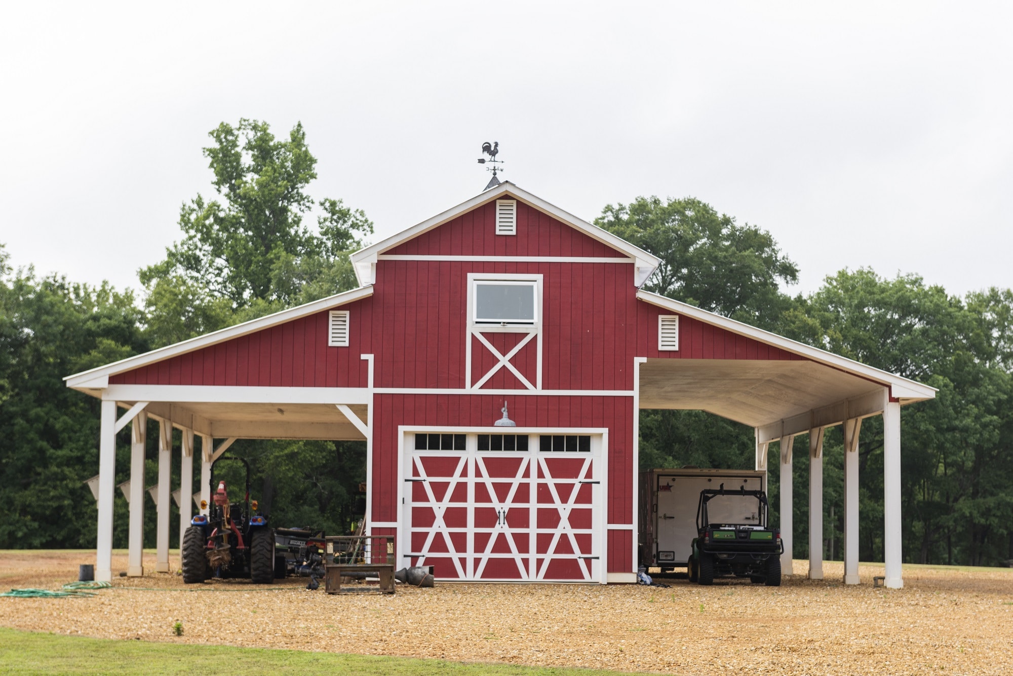 new barn addition by womack custom homes