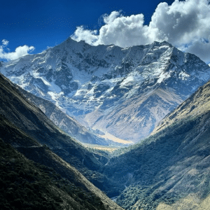 View during the hike on the inca trail