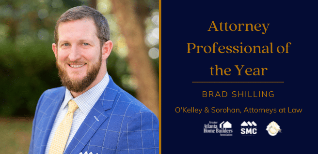 Brad Shilling Named Attorney Professional of the Year