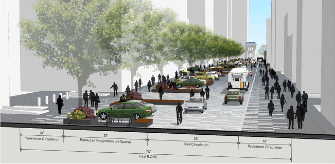 Peachtree Shared Space concept drawing
