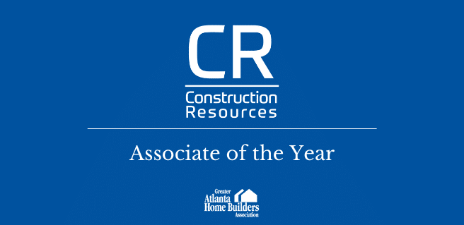Construction Resources Named Associate of the Year by GAHBA