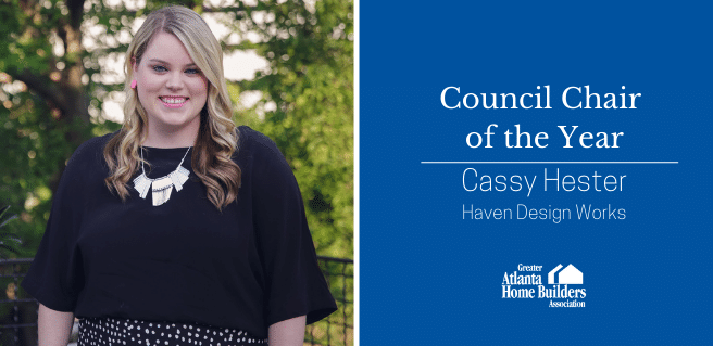 GAHBA 2022 Council Chair of the Year - Cassy Hester