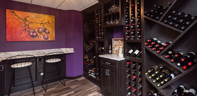 Womack Completes Kitchen, Basement Renovation with Wine Cellar
