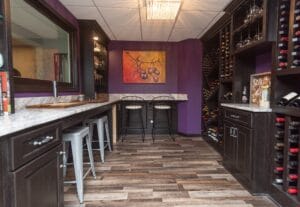 Womack Completes Kitchen, Basement Renovation with Wine Cellar