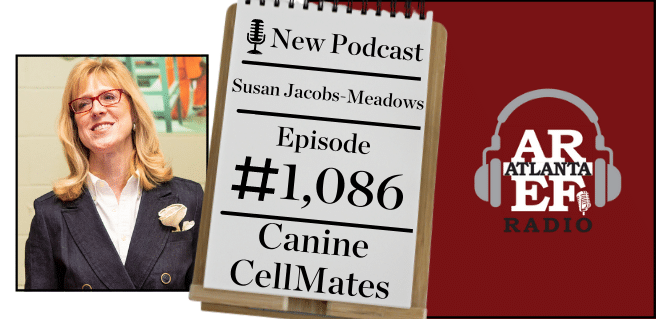 Susan Jacobs-Meadows with Canine CellMates on Radio