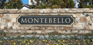 The Grove at Montebello in Cumming signage