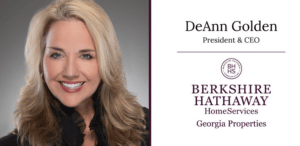Berkshire Hathaway HomeServices Georgia Properties Names DeAnn Golden President and CEO