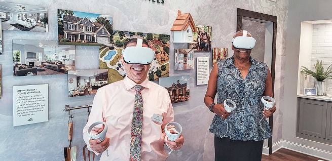 Artisan Built Communities is pleased to offer potential home buyers the opportunity to tour every floor plan in its plan library thanks to the use of virtual reality technology.