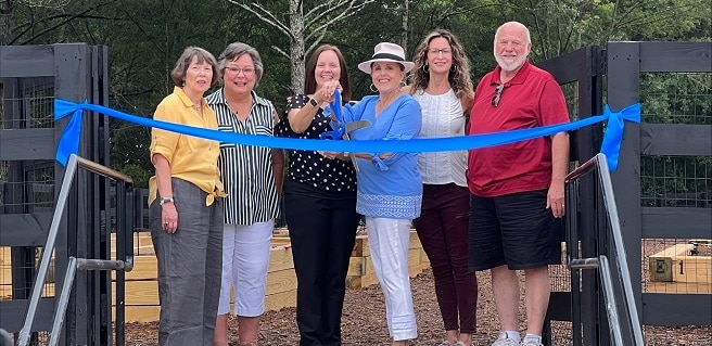 Ribbon Cutting Opens Community Garden at Cresswind Georgia
