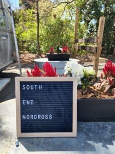 South End Norcross sign