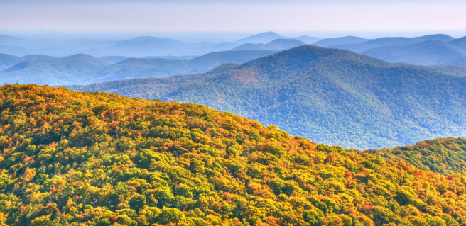 North Georgia Mountains in the Fall