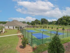 pickleball courts at Courtyards at Hickory Flat in Canton, GA