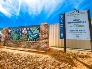Serenity by Artisan Built Communities in Hapeville Community Entrance Mural