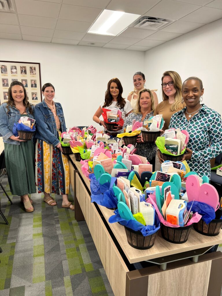 PWB Board with the Mother's Day Essentials Baskets