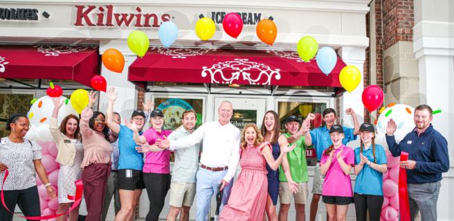 terra alma announces that Kilwins Gainesville is now open in downtown Gainesville in the newly built Gainesville Renaissance building.