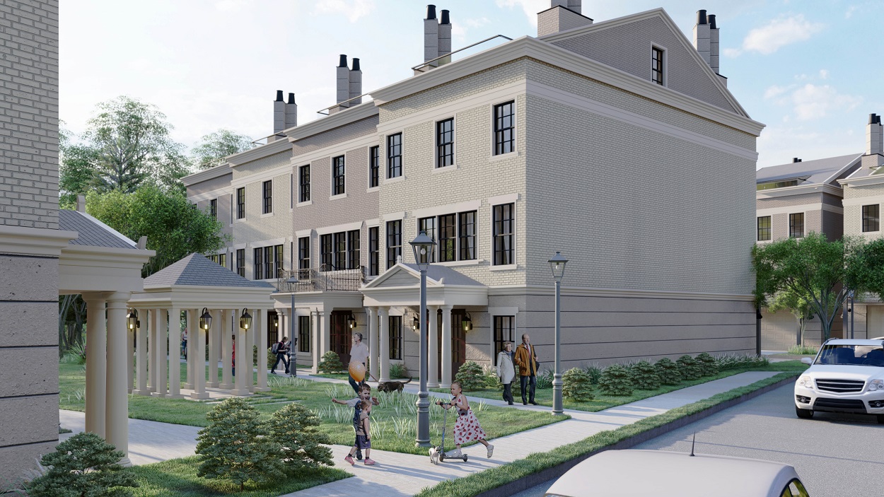 rendering of Mayfair on Main in Alpharetta.