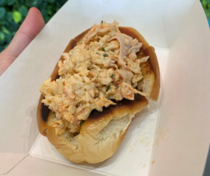Delicious sandwich prepared by Southern Grace at Chamblee food hall - Chamblee Tap & Market