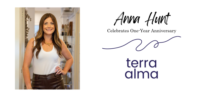 Anna Hunt with terra alma Celebrates One Year Anniversary