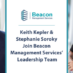 Keith Kepler and Stephanie Soroky Join Beacon Management Services' Leadership Team