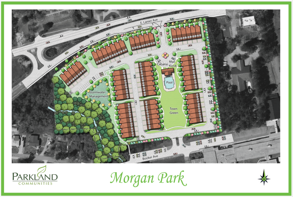 Parkland Communities Gains Zoning Approval for 124 BTR Townhomes in Fayetteville 