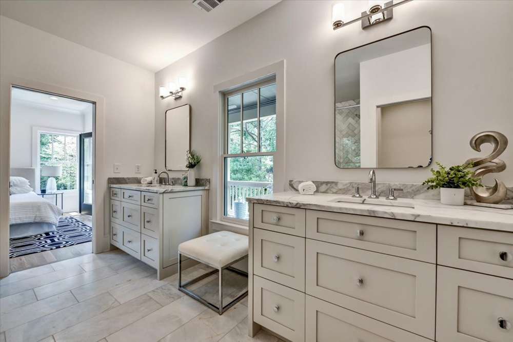 owner's bath in a move-in ready home at Pendergrast Farm