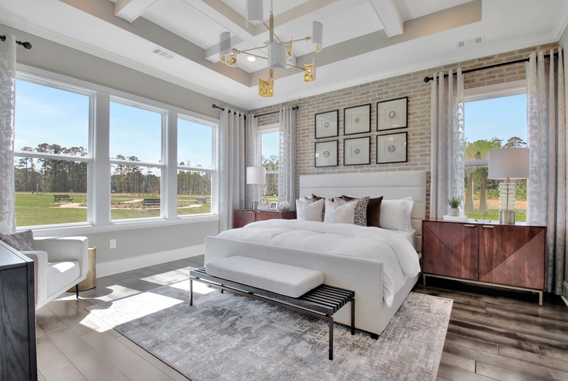 Main bedroom in Paige Model at Oak Hill Reserve
