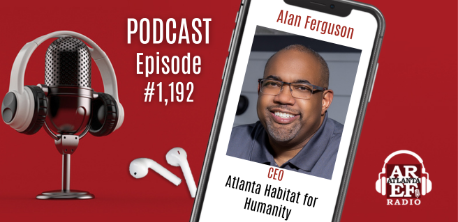 Alan Ferguson with Atlanta Habitat for Humanity promotional episode graphic