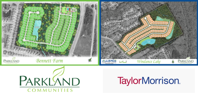 Parkland Communities announces the sale of $9.45 million in Gwinnett land holdings to Taylor Morrison.