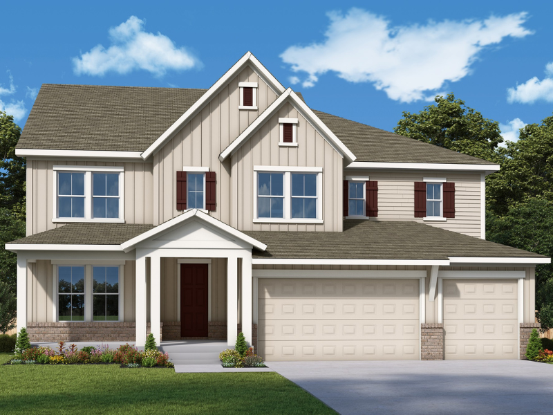 David Weekley Homes exterior rendering of Havencroft