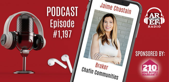 Jaime Chastain with Chafin Communities Radio promo graphic