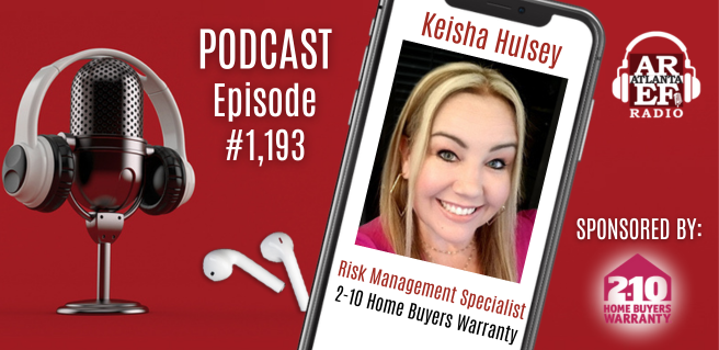 Keisha Hulsey with 2-10 Home Buyers Warranty promotional Radio graphic
