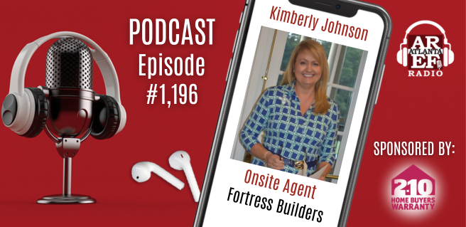 Kimberly Johnson with Fortress Builders radio promotional graphic
